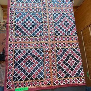 Vintage Indian Embroidered Tapestry